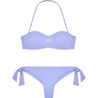 EA7 for woman. 7W000319_AF20663 Bikini Purple Logo (XS), Beachwear, Polyamide