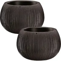 Wellhome Beton Blomsterpotte 16.1x23.8x23.8cm 2 Enheter
