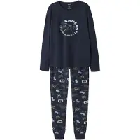 Name it Pysjamas 2 Deler - NkmNightset - Navy Blazer - - 9-10 år (134-140) - 2-delt nattøy