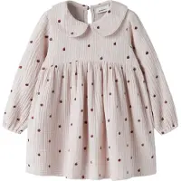 Lil´ Atelier Lil' Atelier Kjole - Loose - NmfKamma - Stillhet Violet m. Epler - - 6 år (116) - Kjole