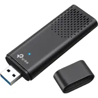 TP-LINK 1200MBit AX1800 Dual Band Wi-Fi 6 USB Adapter / Trådløs USB-nettverksadapter for PC