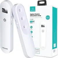Usams Mini UV-C desinfeksjonslampe håndsterilisator hvit/hvit ZB159XDD01 (US-ZB159)