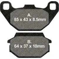EBC Fa Series Organic Fa305 Bremseklosser