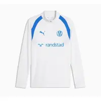 Puma Olympique de Marseille Quarter-Zip Training Top Men, Men, White/Royal, M