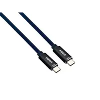 Helos -tilkoblingskabel, 2, 40 Gbps 240W, Type-C PREMIUM-plugg, svart, USB 4, 0 m