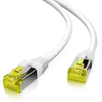 Helos patchkabel Cat 6a S/FTP RJ45 hvit 20m AWG26/7 LSZH GHMT