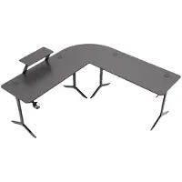 24hShop Gaming Hjørnebord – 150 cm bredde, Robust Design og Stabil Konstruksjon