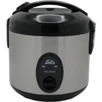 Solis Compact Type 821 riskoker, 0,8 liter, 350 W, rustfritt stål