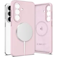 Tech-Protect MagSafe-etui i silikon for Samsung Galaxy S26+ - Rosa