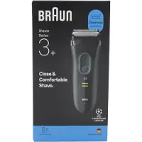 Braun Serie 3 3000S, Barberingsmaskin, Grå, Lade, AC / batteri, Innebygd batteri, 30 min