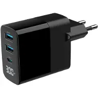 24.Se GaN USB-lader 30 W med 2xUSB og 1xUSB-C