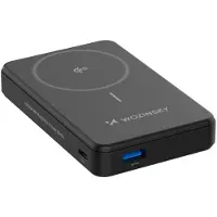 24hShop WLWP-10KA0Y3S 22.5W PD Qi2 10000 mAh with stand 1x USB-A 1x USB-C - black - 10000 mAh