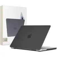Tech-Protect SmartShell-etui for MacBook Pro 14" M1 / M2 / M3 2021-2024 - matt svart