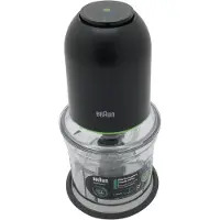 Braun CH3011BK, 0,5 l, Sort, Rustfritt stål, Plast, Berøringskontroll, 500 W