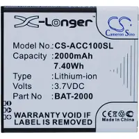 24hShop Batteri for SmartPhone, Mobil for Acer Liquid C1
