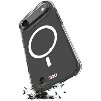 Puro Impact Clear D3O TPU+PC MagSafe-kompatibelt etui for iPhone 17 Air - gjennomsiktig