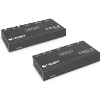 Digitus 4K HDBaseT DS-55520 - Sender og mottaker - utvider for video/lyd/infrarød/seriell/nettverk - HDMI, HDBaseT, RS-232 - over CAT 6/7/8 - opp til 70 m