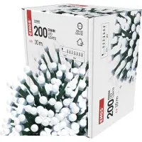 Emos julebelysning 200 LED kaldhvit