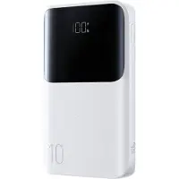 JOYROOM JR-QP191 Star Series Mini 10000mAh 22,5W Powerbank med digital skjerm - hvit