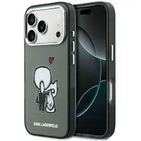 Karl Lagerfeld Karl & Choupette MagSafe-etui for iPhone 17 Pro - Svart