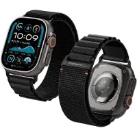 Spigen WBF1-rem til Apple Watch 6/7/8/9/10/11/SE/SE 3/Ultra 1/Ultra 2/Ultra 3 44/45/46/49 mm svart