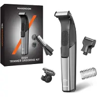 MAXGROOM M-319 multifunksjonell trimmer med utskiftbare spisser - svart
