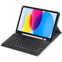 24.Se Tastaturveske med stativ for iPad 10-Gen 10.9 2022 - Svart