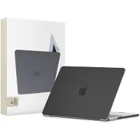 Tech-Protect SmartShell-etui for MacBook Air 13" M2 / M3 / 2022-2024 - matt svart