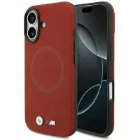 BMW M FW MagSafe-etui med metallogo for iPhone 17 - rød