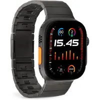 Puro TITAN rustfritt stål Apple Urarmbånd 42/44/45/49 mm - svart