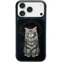 Nimmy Lucky Fashion Cat MagSafe-etui for iPhone 17 Pro - svart