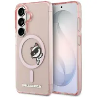 Karl Lagerfeld IML Peekaboo Choupette MagSafe-etui for Samsung Galaxy S26 - Rosa