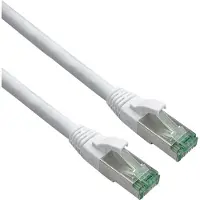 Helos patchkabel Cat 6a Superflex S/FTP Cat 7 råkabel hvit 20 m AWG26/7 GHMT