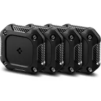 Spigen Tough Armor 4-pak etui for Apple AirTag 1/2 - svart