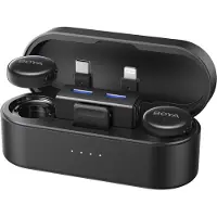 Boya BOYALINK 3-02 Trådløse mikrofoner 2,4 GHz USB-C - Svart