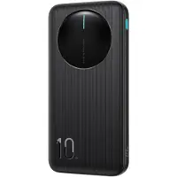 JOYROOM JR-PBF12 Pro Powerbank 22,5 W 10000 mAh med digital skjerm 2x USB-A 1x USB-C - Svart