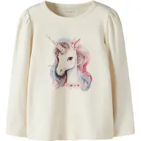 Name it Genser - NmfKimia - Antique White/Lotus - - 5 år (110) - Genser