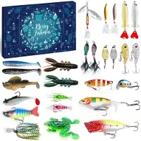 24hShop Adventskalender med allsidige fiskesluk for alle vann
