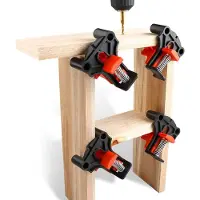 24.Se Hjørneklemme for trearbeid - 90 grader, 4-pk