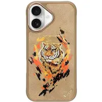 Nimmy Tiger MagSafe-etui for iPhone 16 - brun