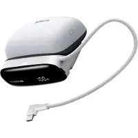 BOBOVR 2-i-1-dokkingstasjon og strømbank for B100 PD100 Combo-batteri - Hvit