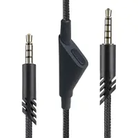 24hShop Lydkabel for Logitech Astro A10 / A40 / A30 2m