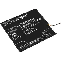 123accu Batteri for SmartPhone, Mobil for Vodafone Smart Platinum 7, VFD 900