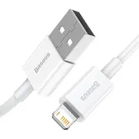 Baseus Superior Series Lightning Kabel - 1m - Hvit