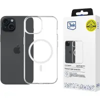 3mk Protection 3mk Armor Magcase for iPhone 15 Plus - gjennomsiktig