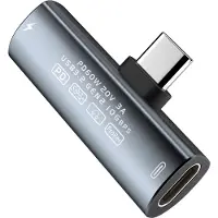 24.Se USB-C 3.2-adapter med PD 60 W for lyd, lading og dataoverføring