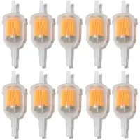 24hShop Universalt Drivstoffilter for 6,5mm/8mm Slanger - Sikrer Optimal Drivstoffstrøm