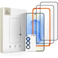 Tech-Protect Easy Set+ 3-pakning herdet glass for Samsung Galaxy S26 - Svart