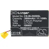 24hShop Batteri for smarttelefon, mobil for BLU Studio 6.0 HD, D650A, D651U osv.