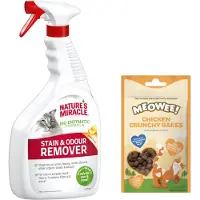 Nature's Miracle katt flekk- og luktfjerner - Økonomipakke 2 x 946 ml